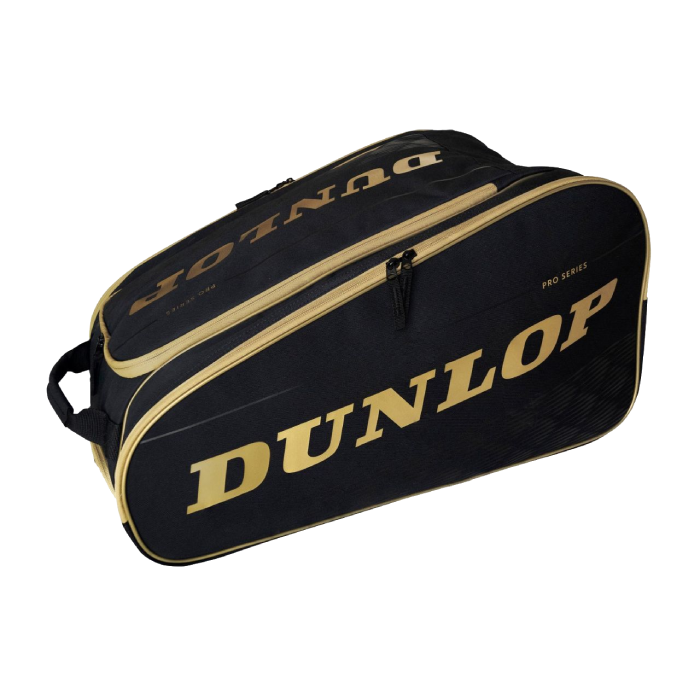 Padelio krepšys Dunlop Pro Series Thermo, Black/gold