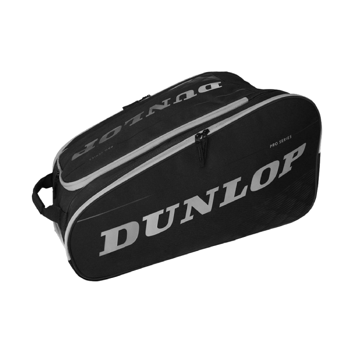 Padelio krepšys Dunlop Pro Series Thermo, Black/silver