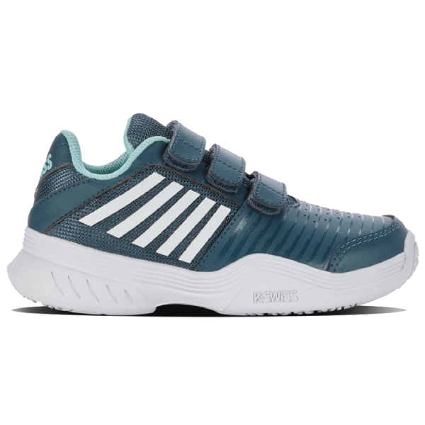 Vaikiški teniso bateliai K-Swiss Court Express Strap Indteal/white