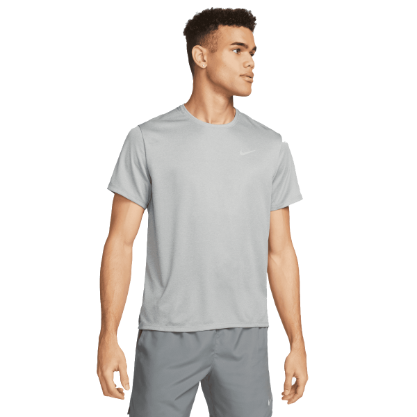Vyriški teniso marškinėliai Nike  DF UV MILER SS grey
