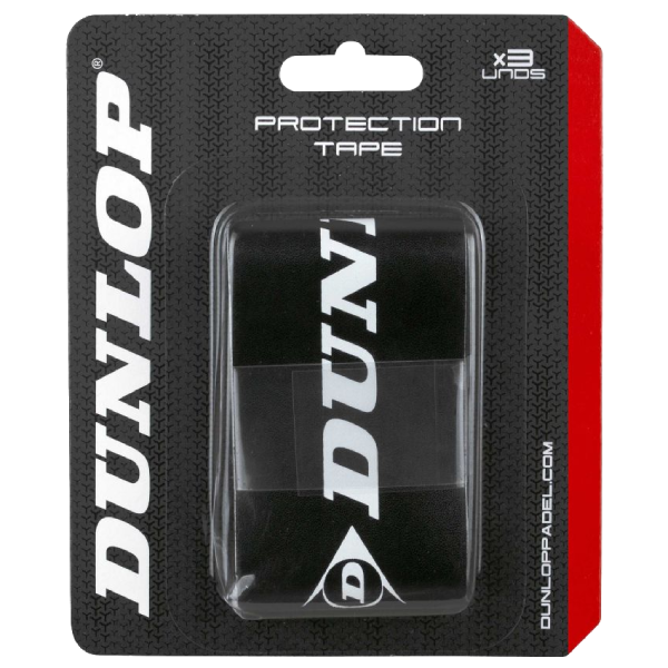 Padelio raketės apsauga Dunlop, juoda, 3 vnt