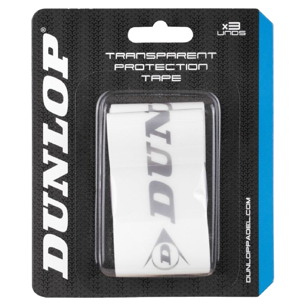Padelio raketės apsauga Dunlop, skaidri, 3 vnt