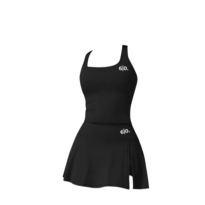 Moteriškas kostiumėlis Top & Skirt set, Black