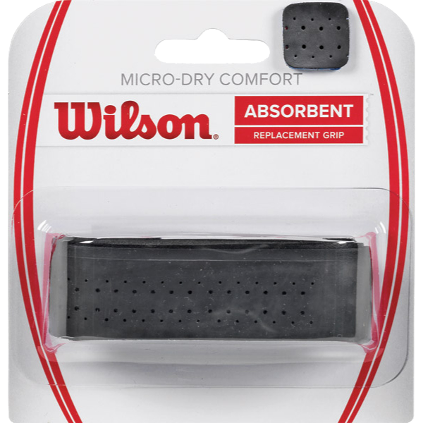 Teniso raketės apvija Wilson Micro-Dry Comfort Grip, Black