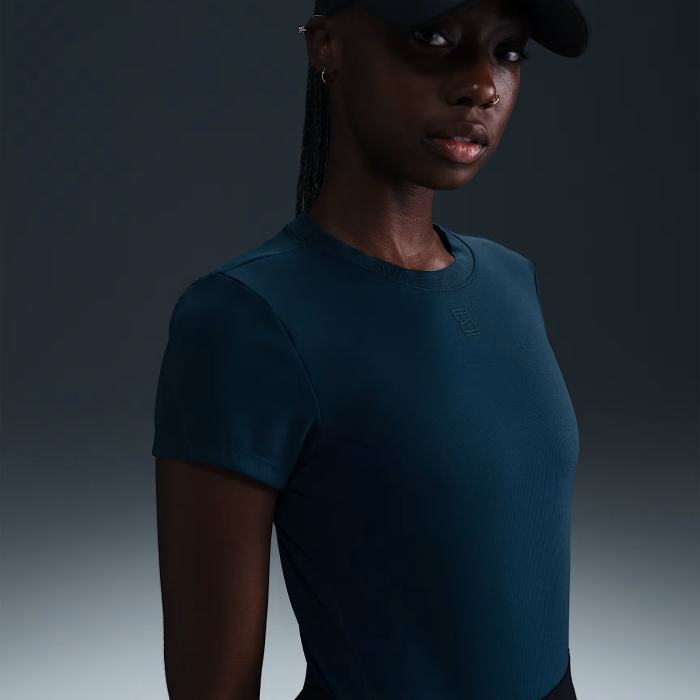 Moteriški marškinėliai NikeCourt Advantage Top, Dark blue