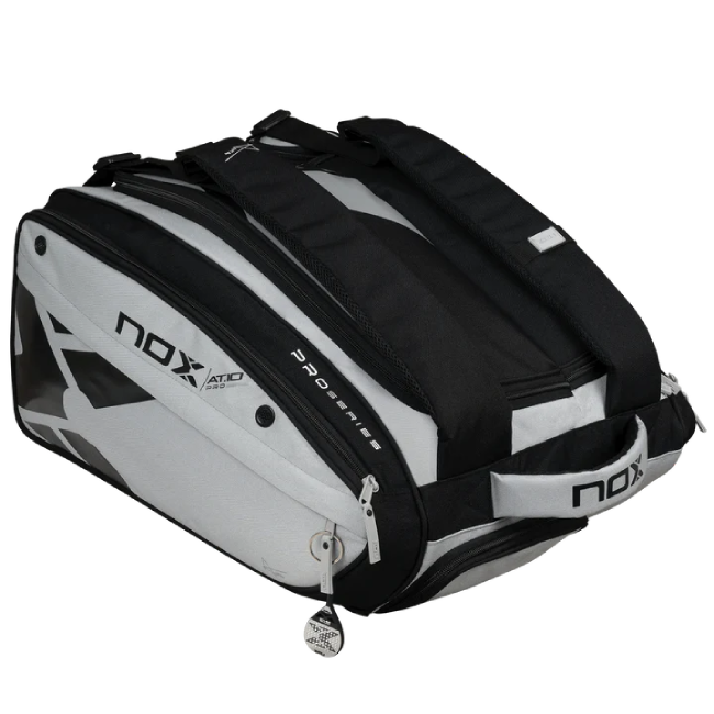 Padelio krepšys NOX AT10 Competition XL Compact Black/grey, 80L