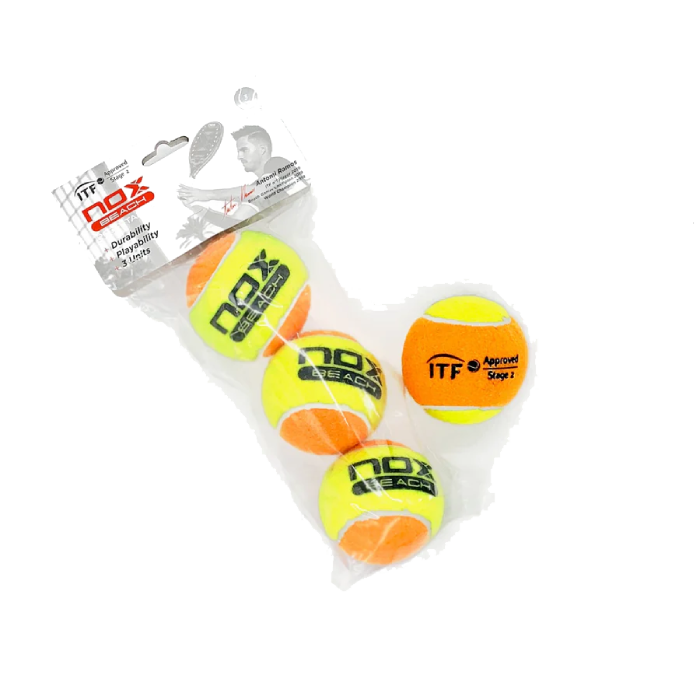 Paplūdimio teniso kamuoliukai NOX PRO TITANIUM Beach tennis 3