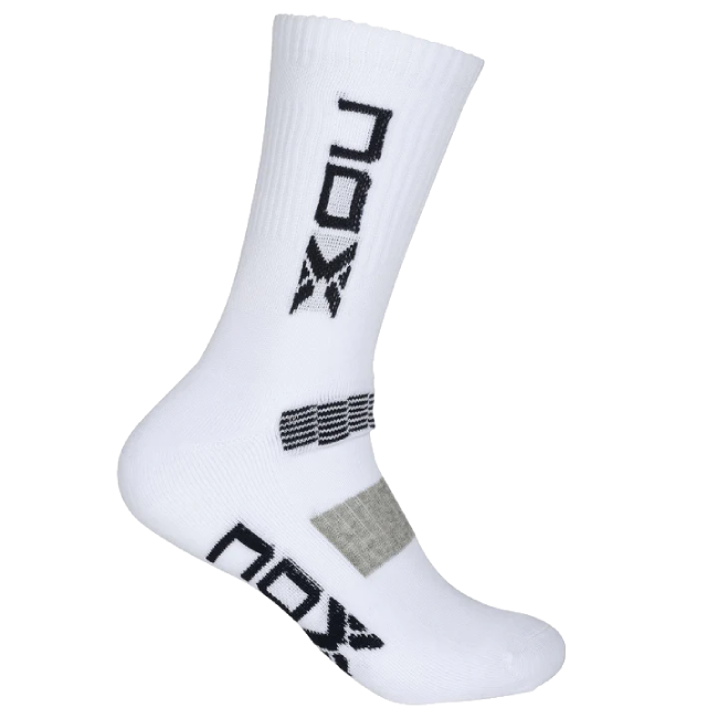 Kojinės NOX CREW Performance socks white/blue, 39-45