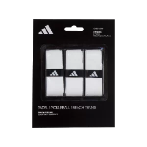 Padelio raketės apvija Adidas Padel overgrips, White, 3vnt.