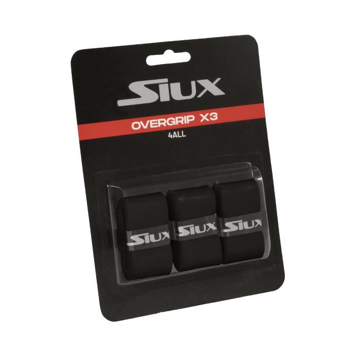 Raketės apvija Siux For all, Black, 3vnt.